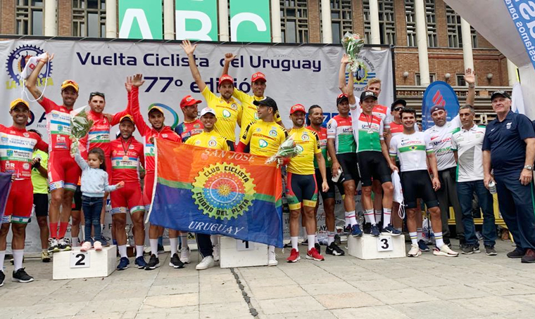 Pódios na Volta Ciclística do Uruguai 2022