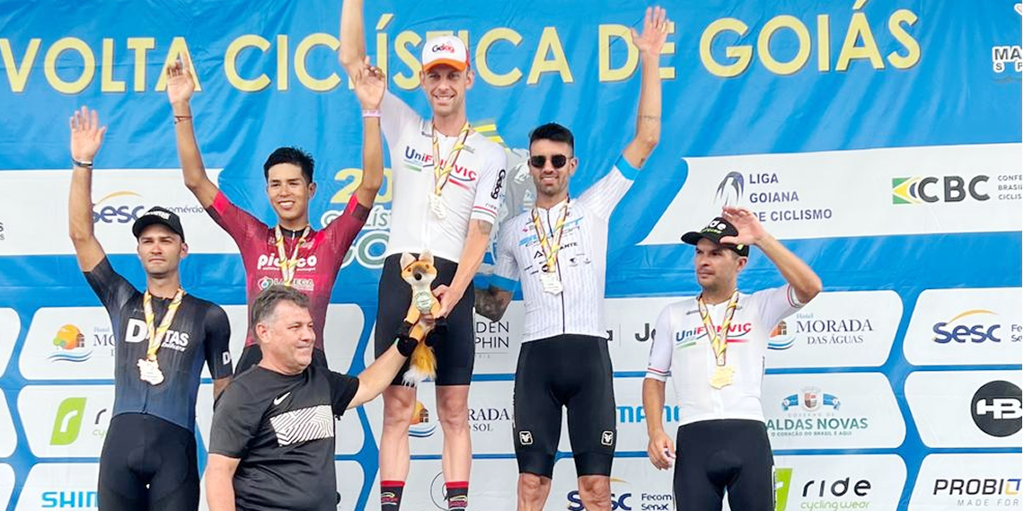 André Gohr vence a 1ª etapa da Volta Ciclística de Goiás 2023
